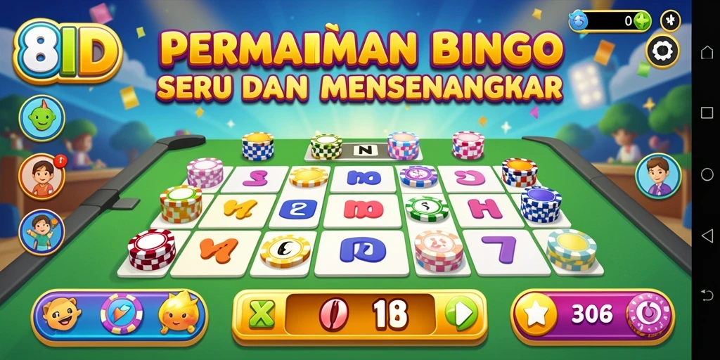 Tampilan gameplay Bingo yang menarik di 8ID.