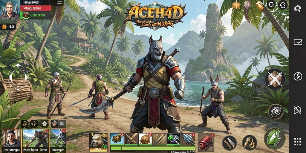 Tampilan menarik dari gameplay ACEH4D yang penuh petualangan.
