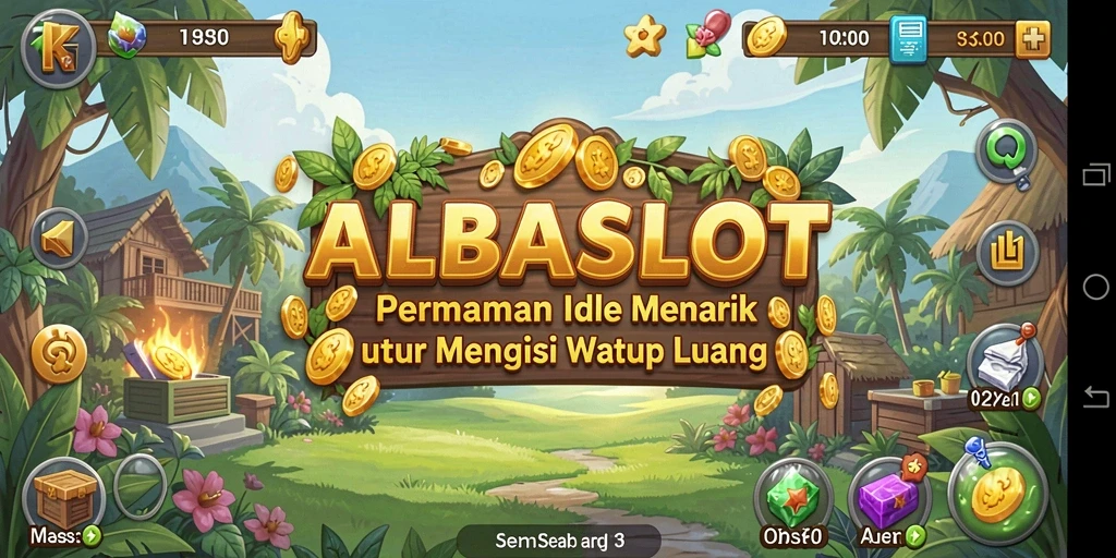 Tampilan gameplay ALBASLOT yang menggugah selera.