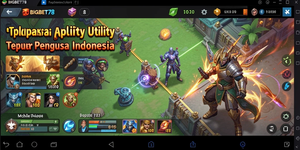 Tampilan antarmuka utama BIGBET78 yang inovatif dan user-friendly.