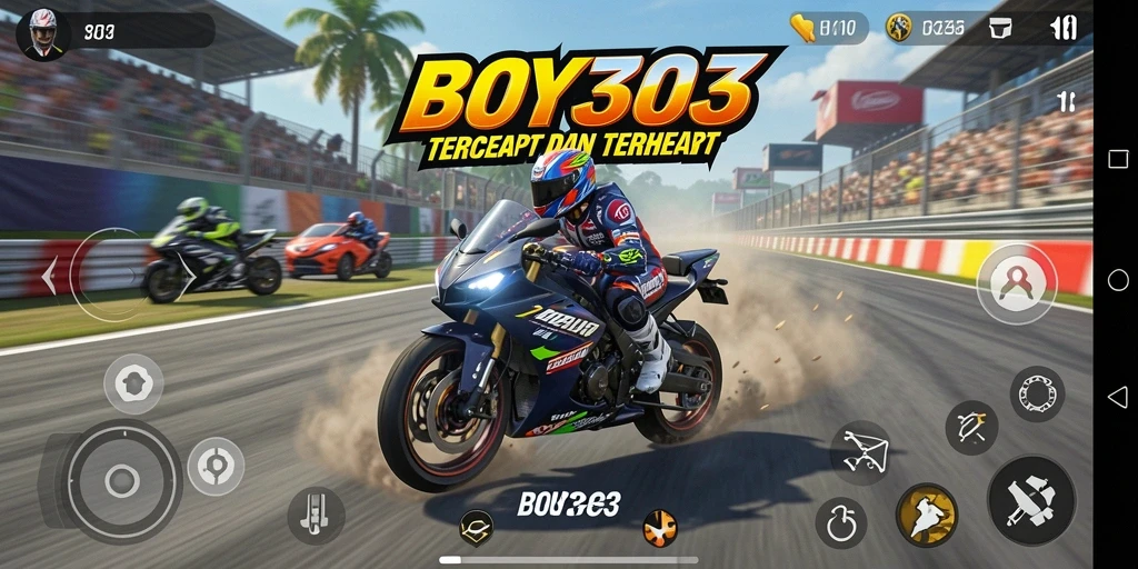 Gameplay menegangkan dan grafis memukau dari BOY303.