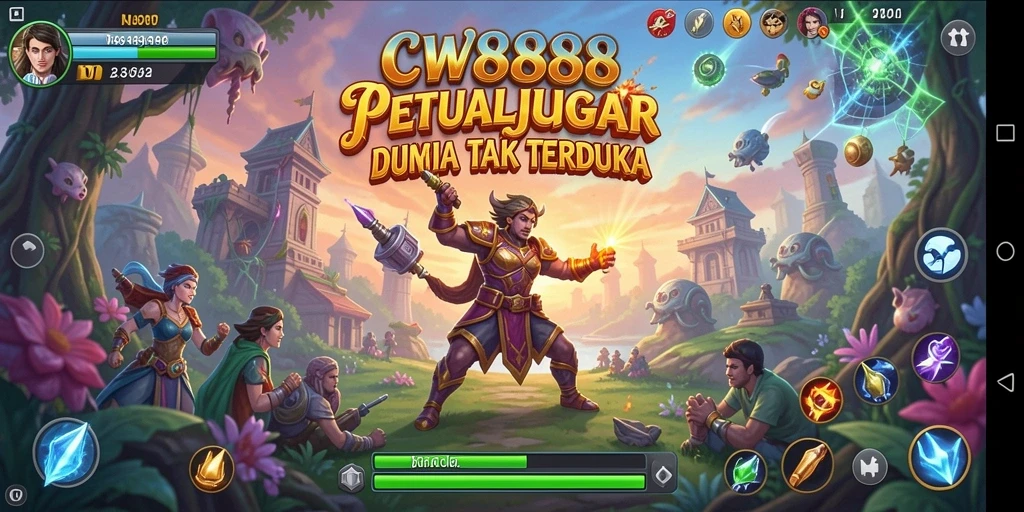 Gameplay seru CW8888 yang menampilkan petualangan mendebarkan.