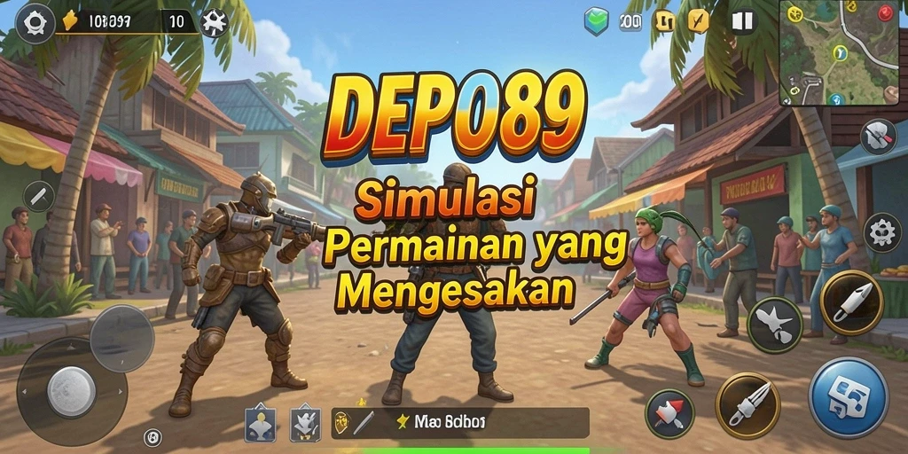 Screenshot gameplay DEPO89 yang menunjukkan aksi simulasi mendebarkan.