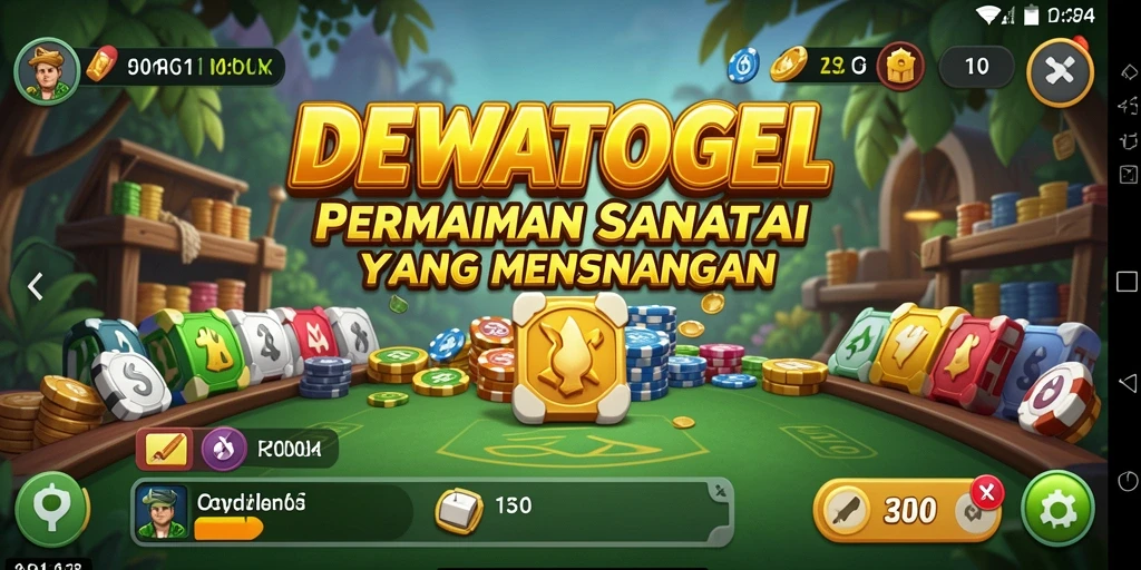 Tangkapan layar menunjukkan gameplay santai DEWATOGEL yang mengasyikkan.