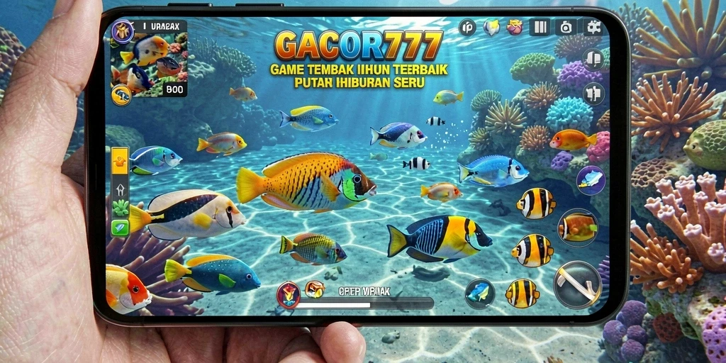 Tampilan gameplay GACOR777 yang seru dan penuh warna.