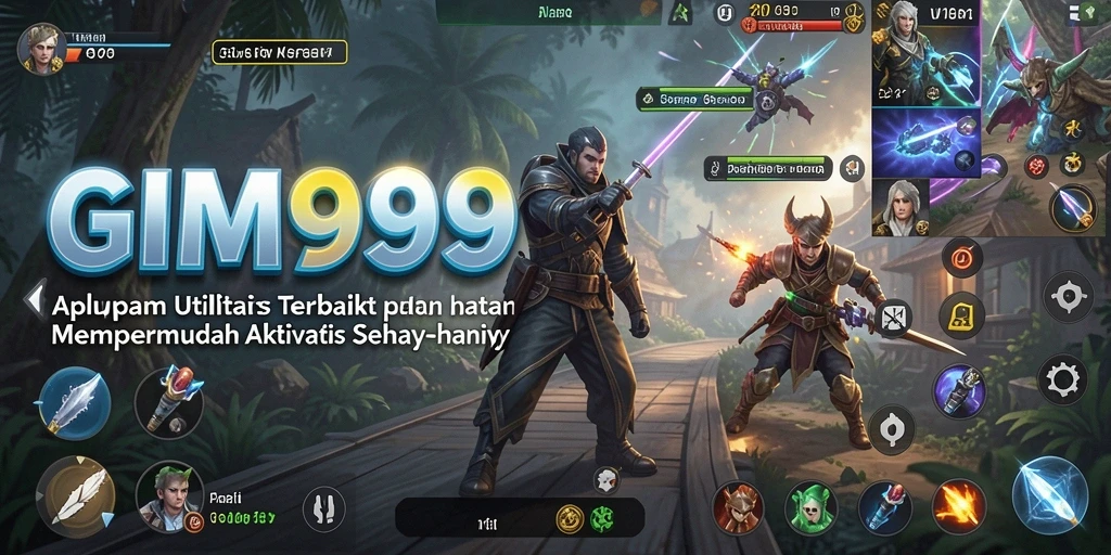 Tampilan antarmuka GIM999 yang sederhana dan mudah digunakan.