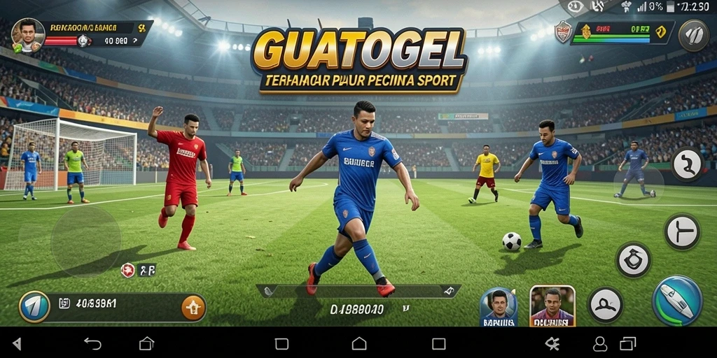 Tampilan gameplay GUATOGEL yang menegangkan dan kompetitif.