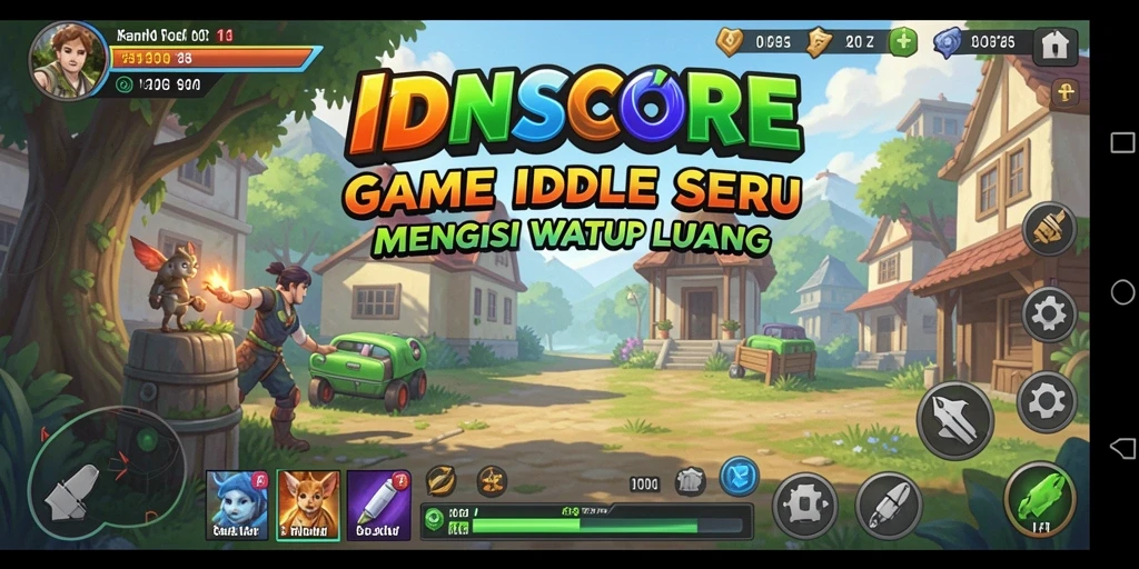 Screenshot gameplay <strong>IDNSCORE</strong> menunjukkan dunia yang menarik dan adiktif.