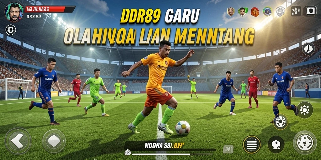 Tampilan gameplay menegangkan dalam IDR89 dengan aksi olahraga yang seru.