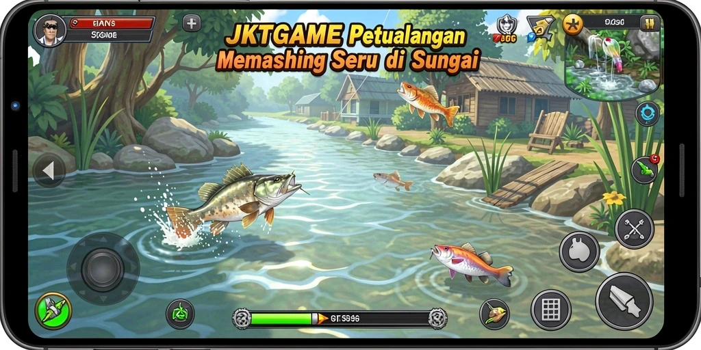 Tangkapan ikan yang menakjubkan dalam JKTGAME dengan grafik yang menawan.