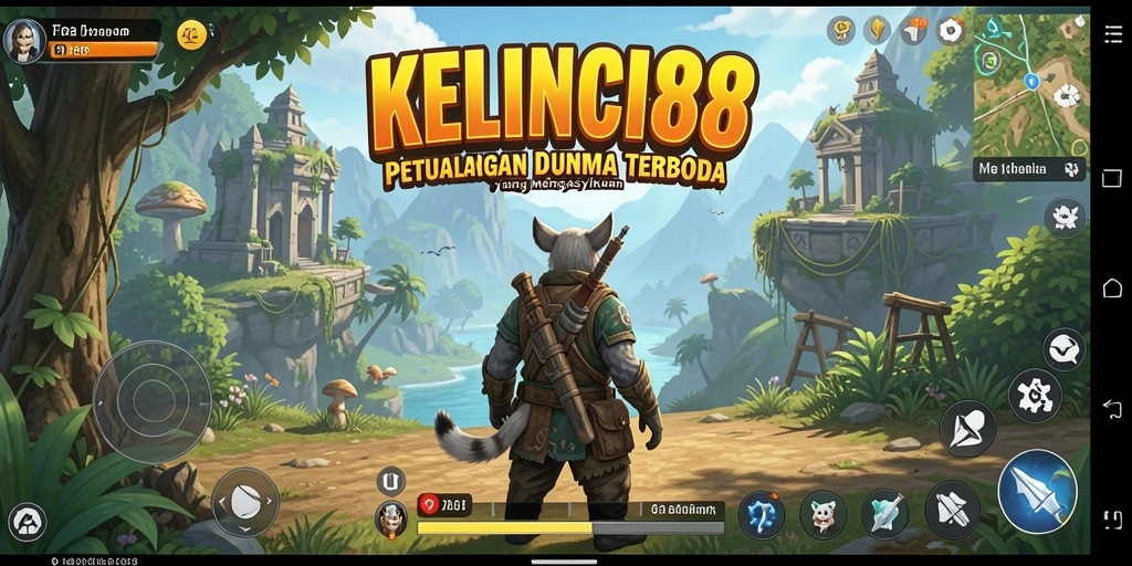 Gameplay KELINCI88 menampilkan petualangan seru di dunia terbuka.
