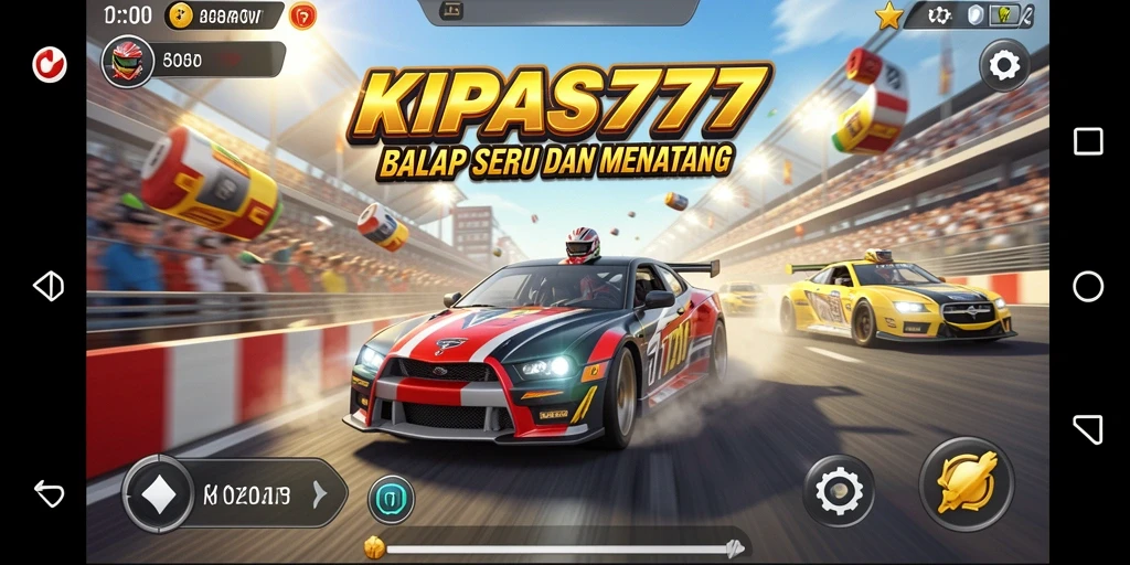 Gameplay KIPAS777 yang mendebarkan dan penuh aksi balap.