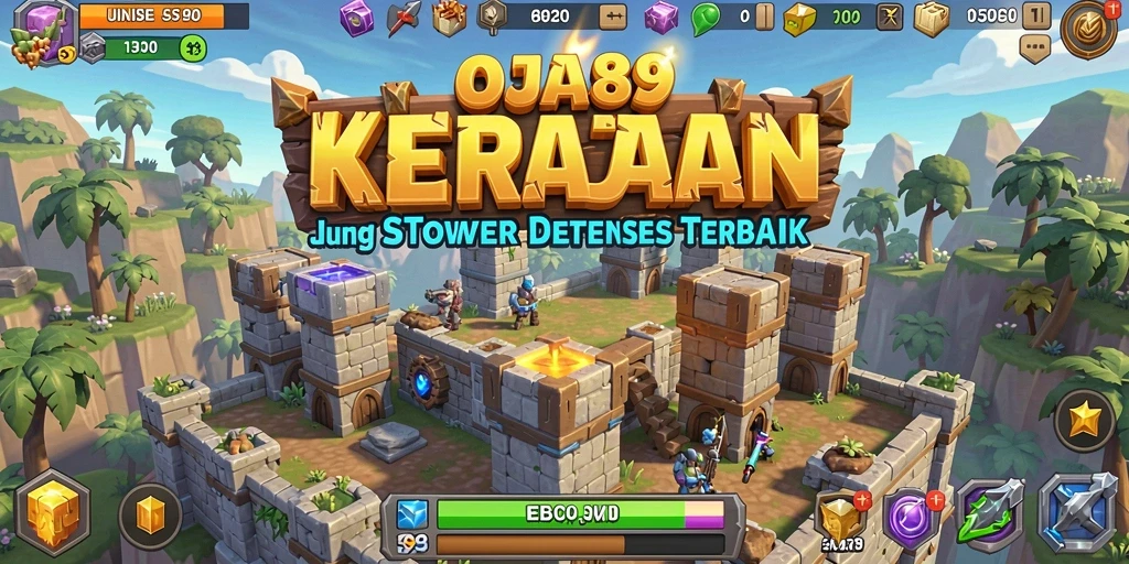 Gameplay seru OJA89 dalam melindungi kerajaan dari serangan musuh.