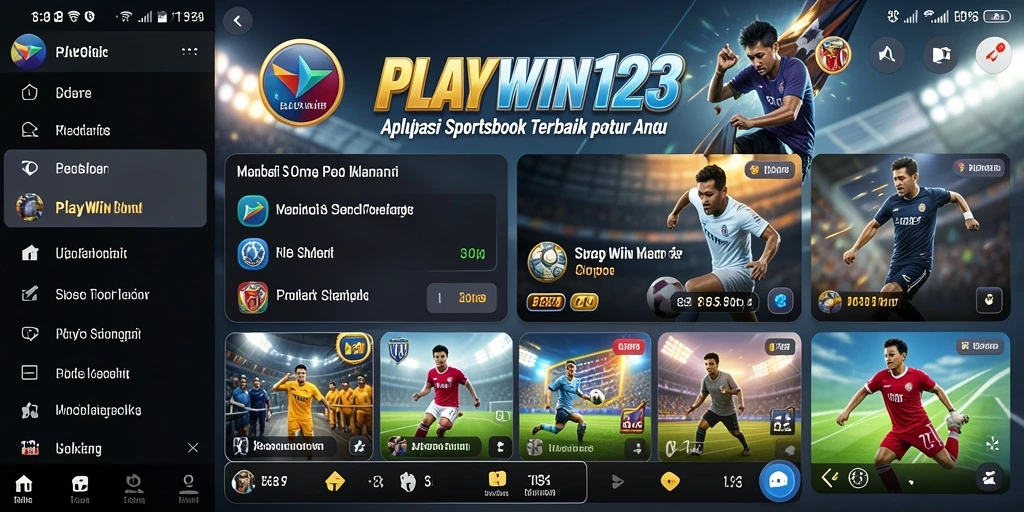Gameplay seru dan menarik dari aplikasi sportsbook PLAYWIN123.