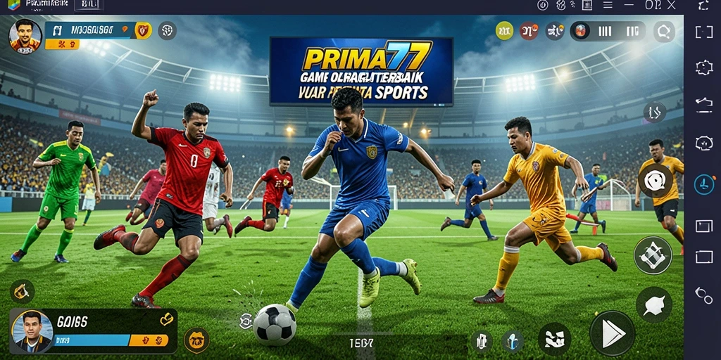 Tampilan seru gameplay PRIMA77 dalam pertandingan olahraga.
