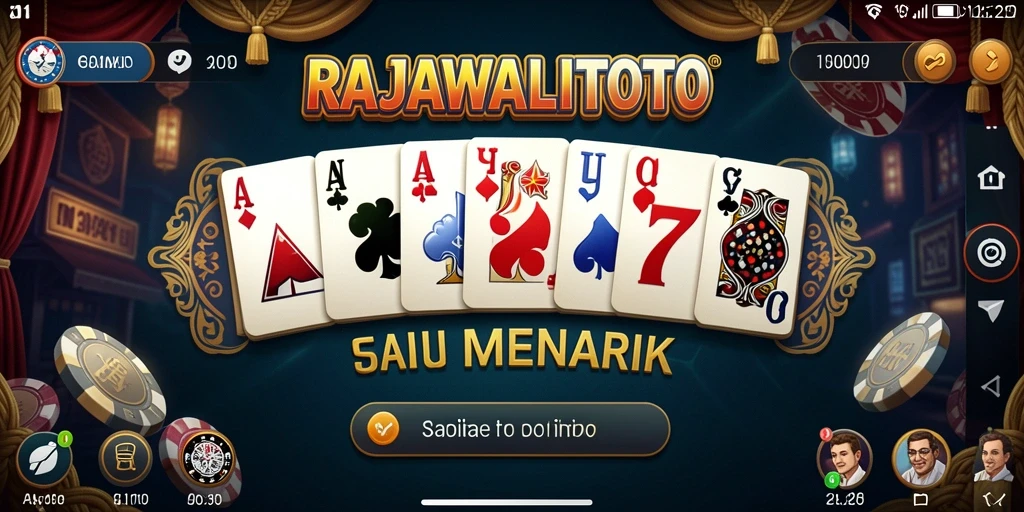 Tampilan gameplay seru dan interaktif dari RAJAWALITOTO.