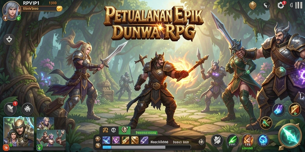 Screenshot gameplay <strong>RPVIP1</strong> yang menampilkan petualangan seru di dunia RPG.