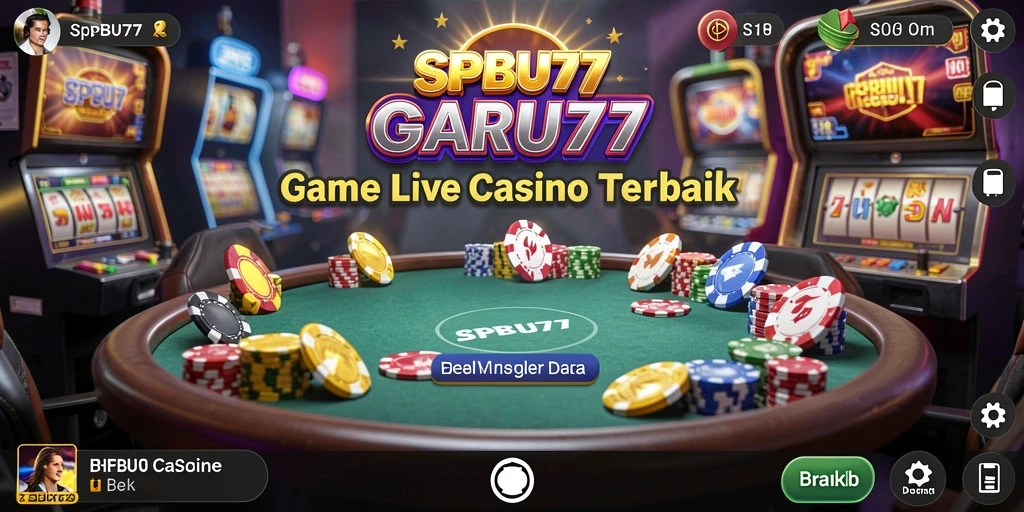Screenshot SPBU77 menunjukkan dealer langsung dan gameplay yang menarik.