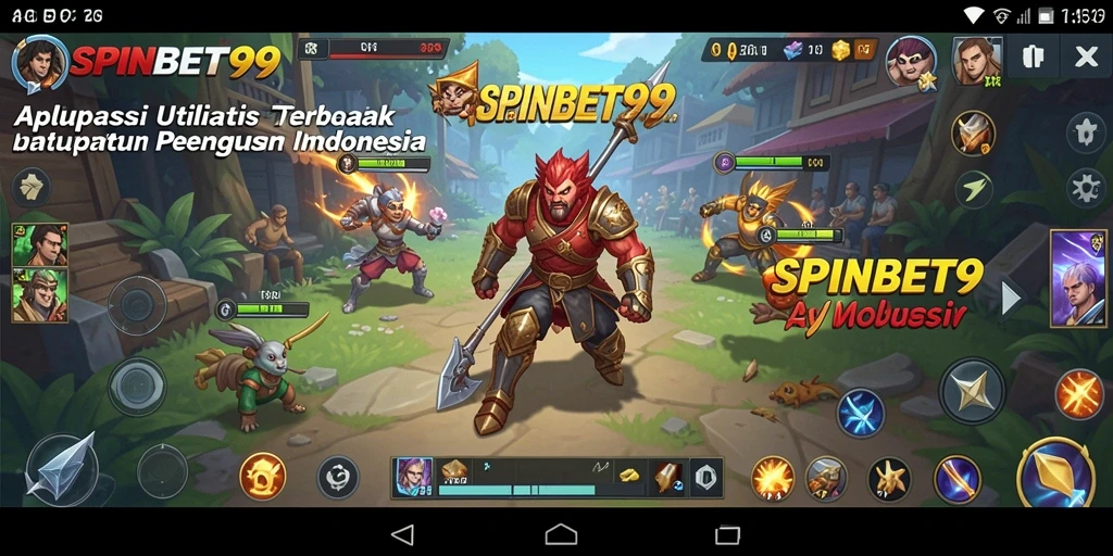 Tampilan antarmuka pengguna SPINBET99 yang intuitif dan interaktif.